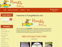 Tablet Screenshot of flyingelfbooks.com